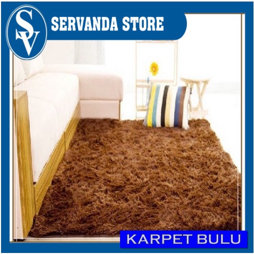 Tikar - 100X160 & 120X200 Karpet Bulu Karpet Lantai Tikar Bulu Tebal