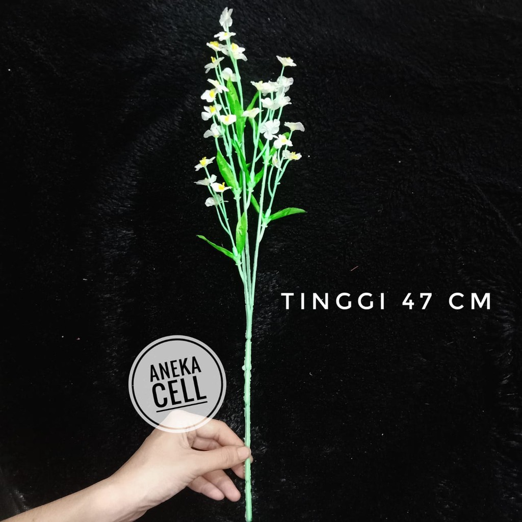 Bunga Forget Me Not/ Bunga Plastik untuk Dekorasi Ruangan atau Properti Foto/Bunga Artificial Hiasan
