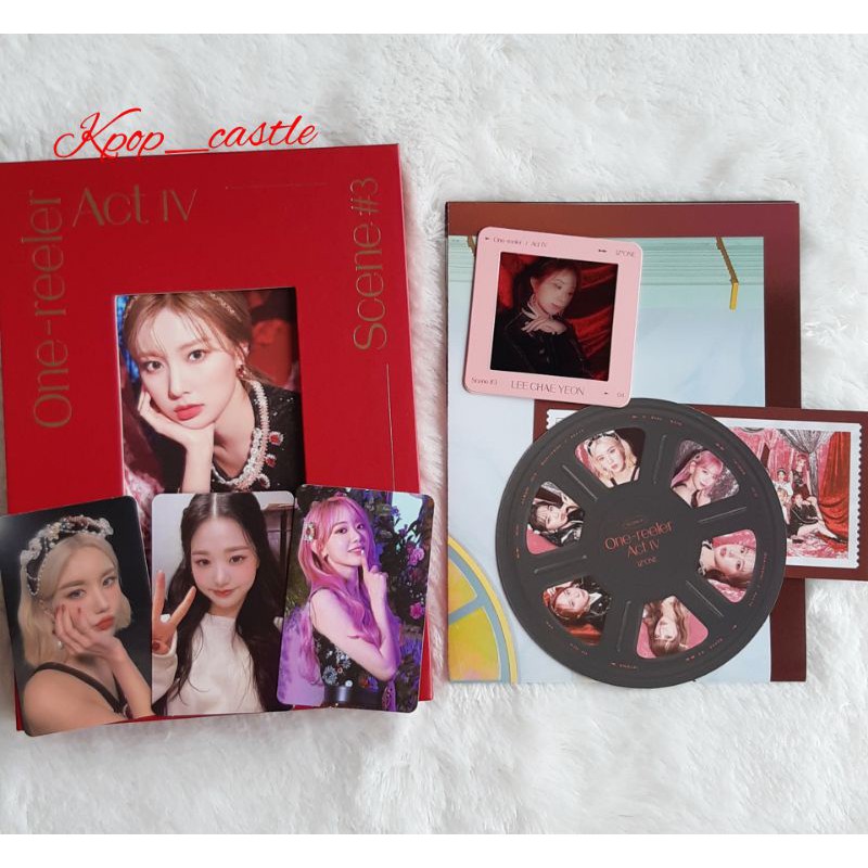 [READY FULLSET UNSEALED] IZ*ONE IZONE ONE REELER ACT IV album + poster