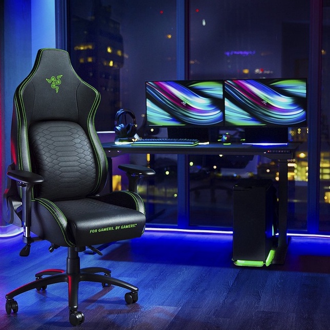 Razer Iskur Green / Gaming Chair Original / Kursi Gaming