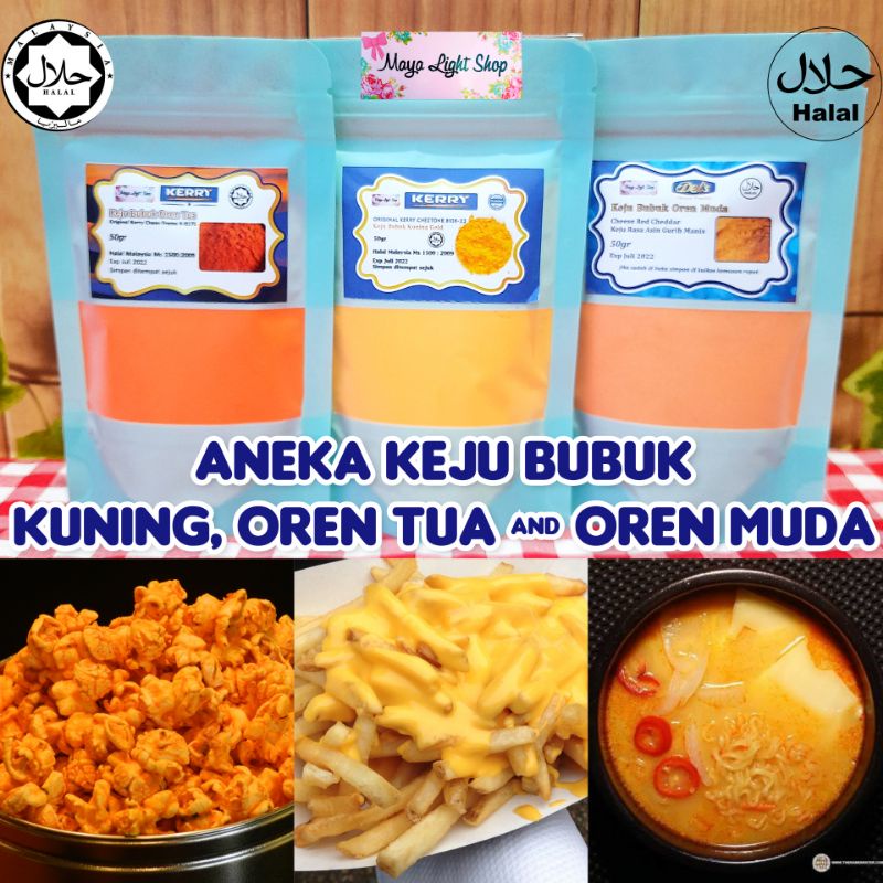 keju bubuk 50gr cheese sauce kerry cheztone cheese powder original saus keju sauce keju bumbu tabur