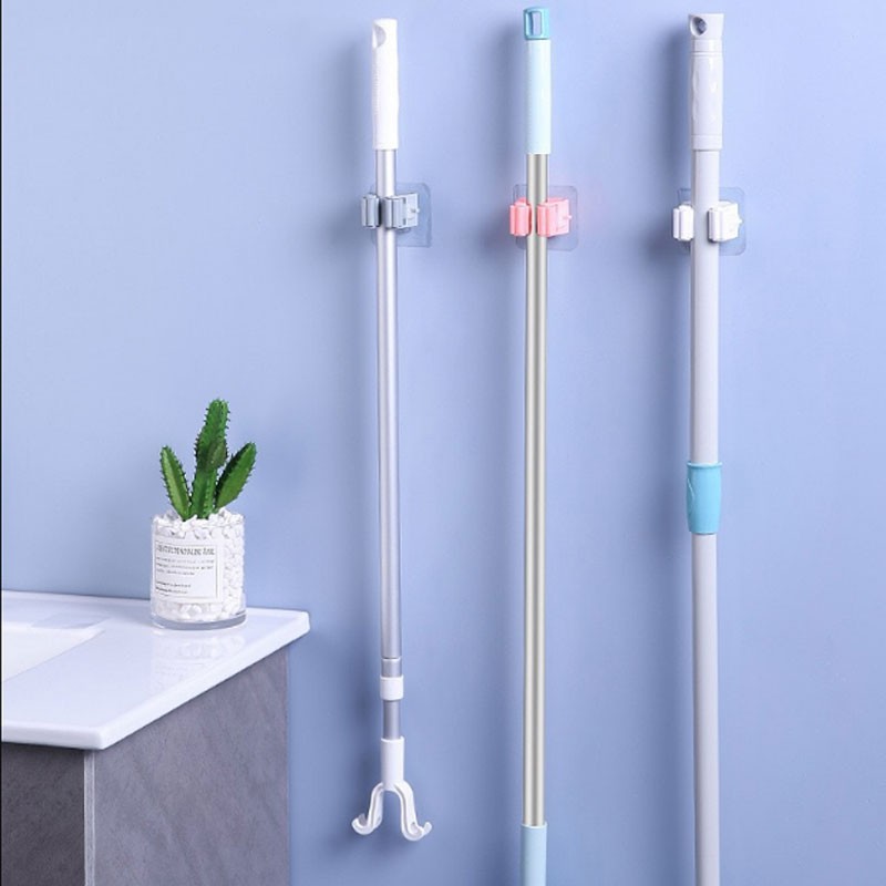 [Kaizen Living] Mop Holder Untuk Gagang Sapu dan Pel Tempel hook