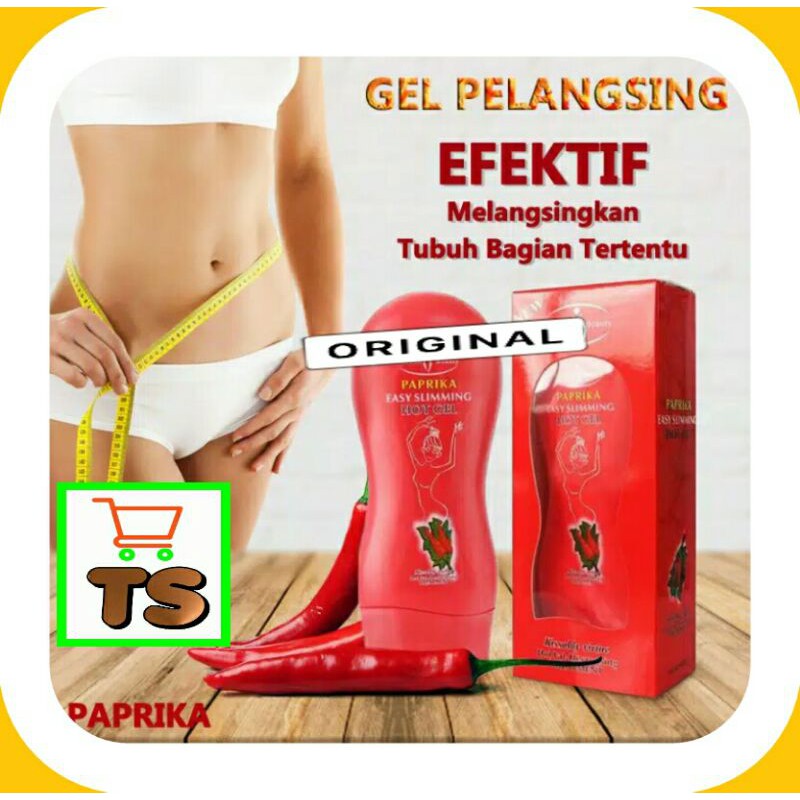 PAPRIKA CREAM PELANGSING BADAN pembakar lemak menurunkan berat badan Aichun Hot Gel Cream Original B