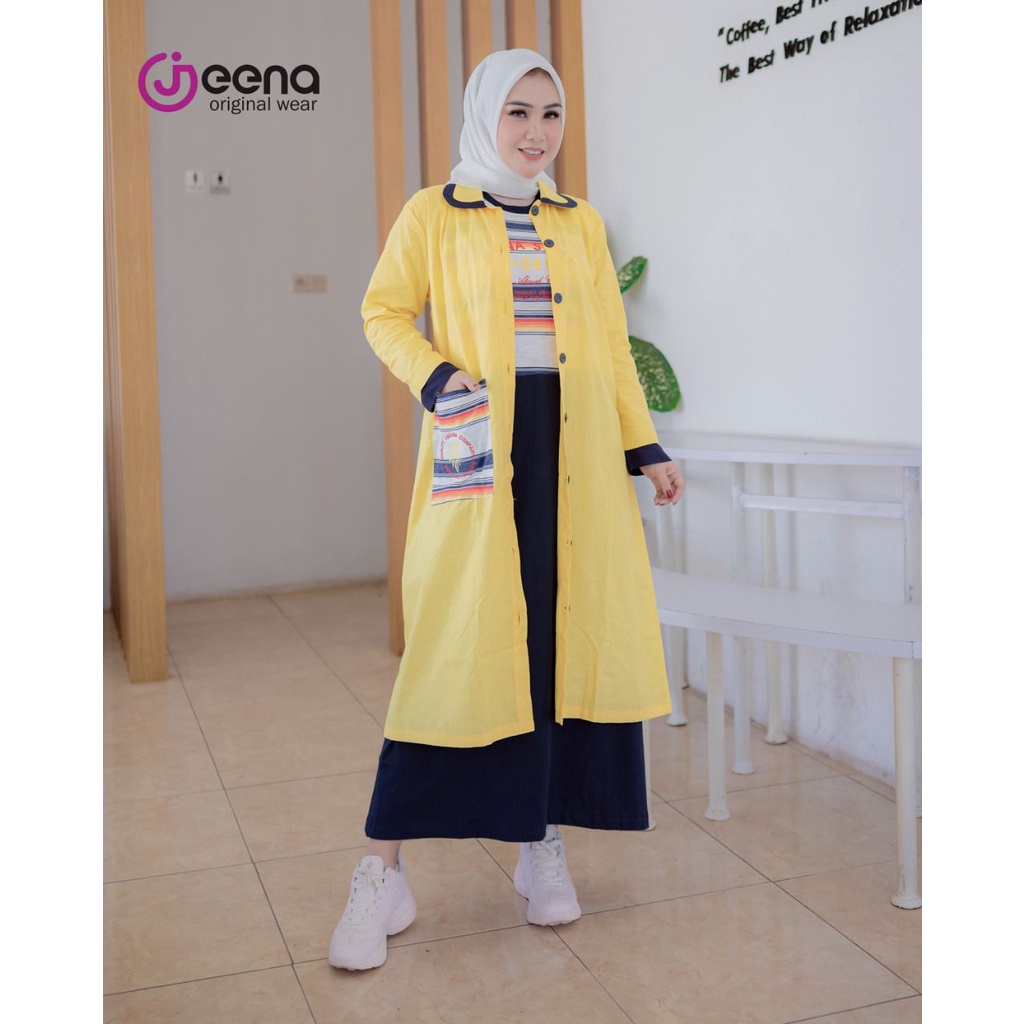 NUWAIRA ONE SET BY JEENA ORIGINAL//PAKAIAN WANITA BRANDID
