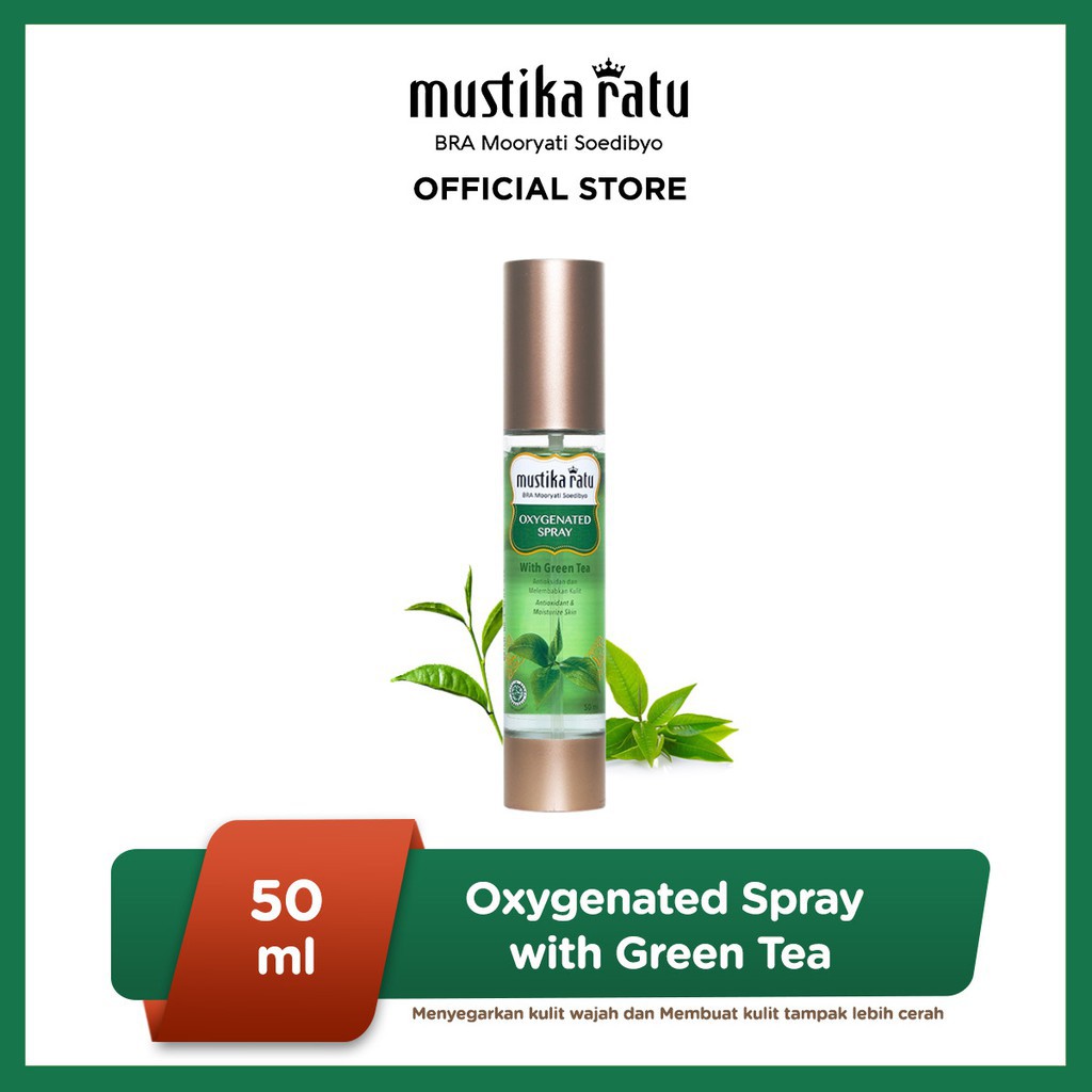 MUSTIKA RATU Oxygenated Spray With Green Tea 50ml