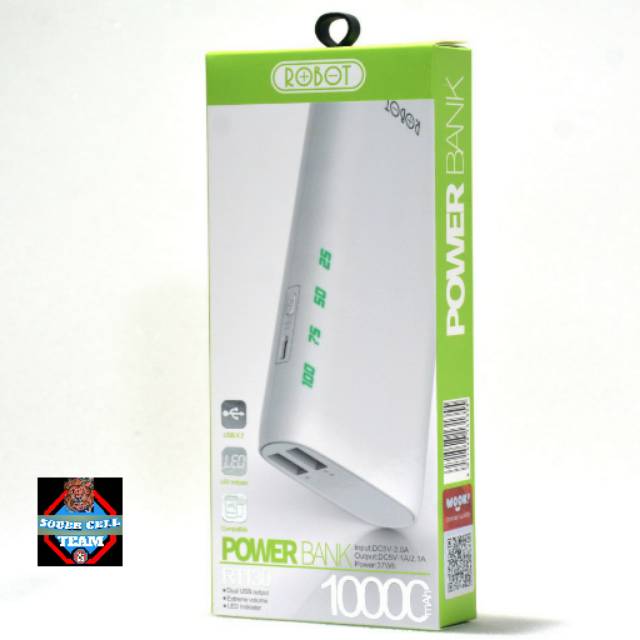 POWER BANK ROBOT RT130 10000 MAH