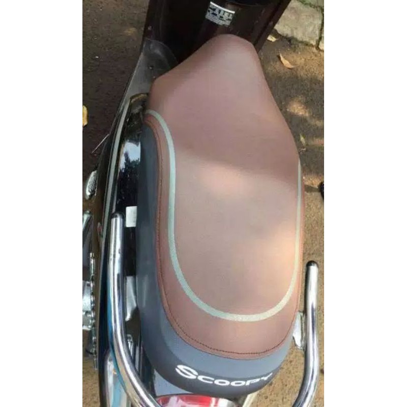 Cover Jok Scoopy Stylish eSP Honda ORI Tutup Jok Tempat Duduk Seat Cover