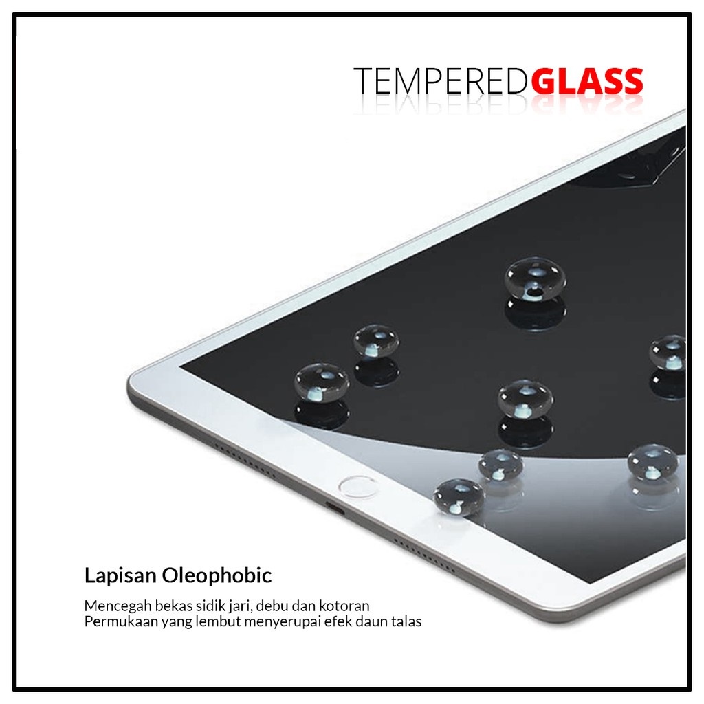 Pelindung Layar bahan Tempered glass Apple ipad 6 ukuran 9.7 Inch 2018 ipad Air 2