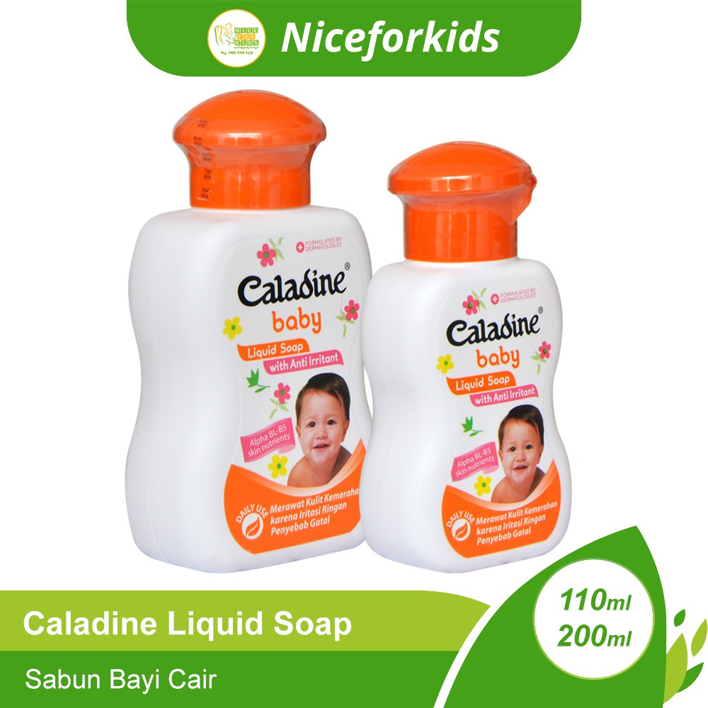 Caladine Baby Liquid Soap 110 ml 200 ml / Sabun Bayi Cair Kulit Iritasi