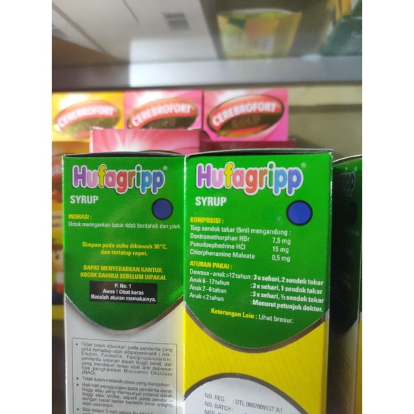 HUFAGRIP BP HIJAU 60 ML