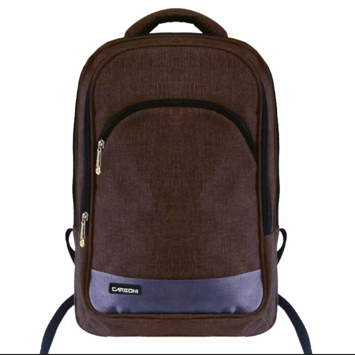 Carboni RA00014 Tas Ransel Pria Dan Wanita Tas Punggung Backpack - Coffe