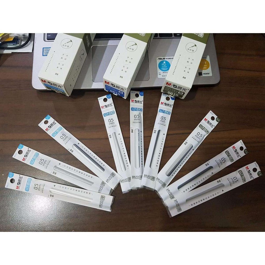 

~Cutevina~ 1pc REFILL ISI ULANG PULPEN bisa dihapus