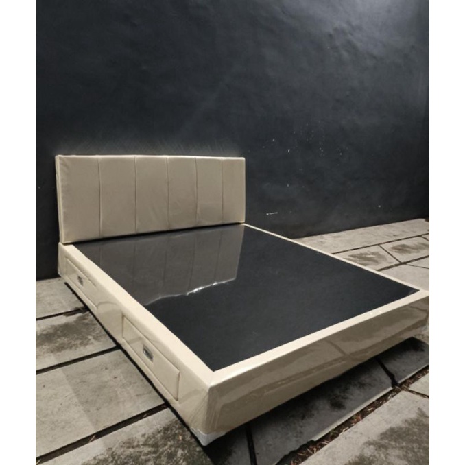 Divan Minimalis Laci/ Divan laci samping/divan ranngka kuat laci