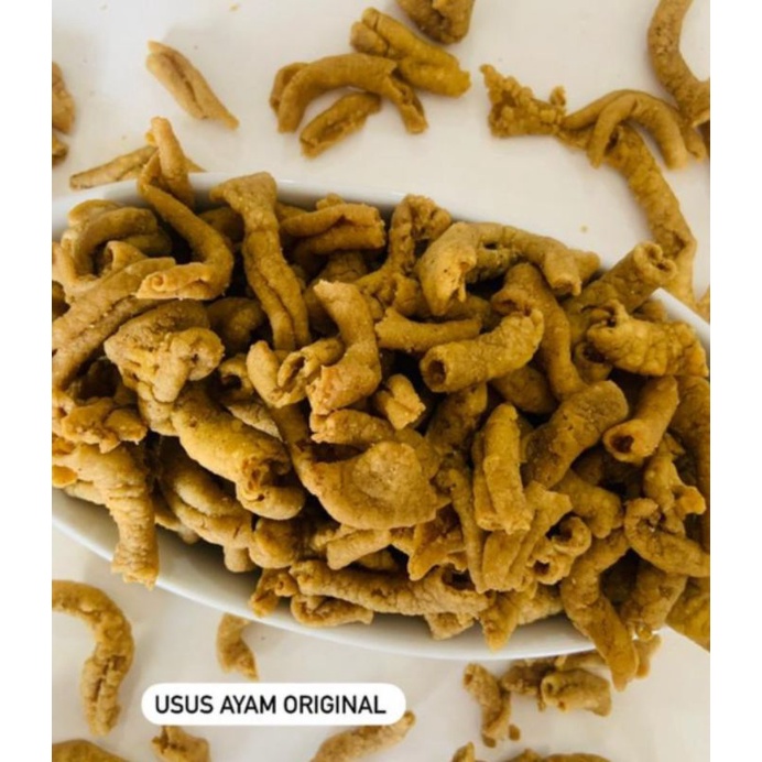 

kripik usus ayam crispy