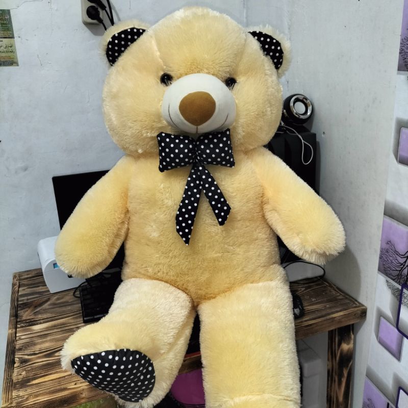 boneka beruang jumbo polos 80cm