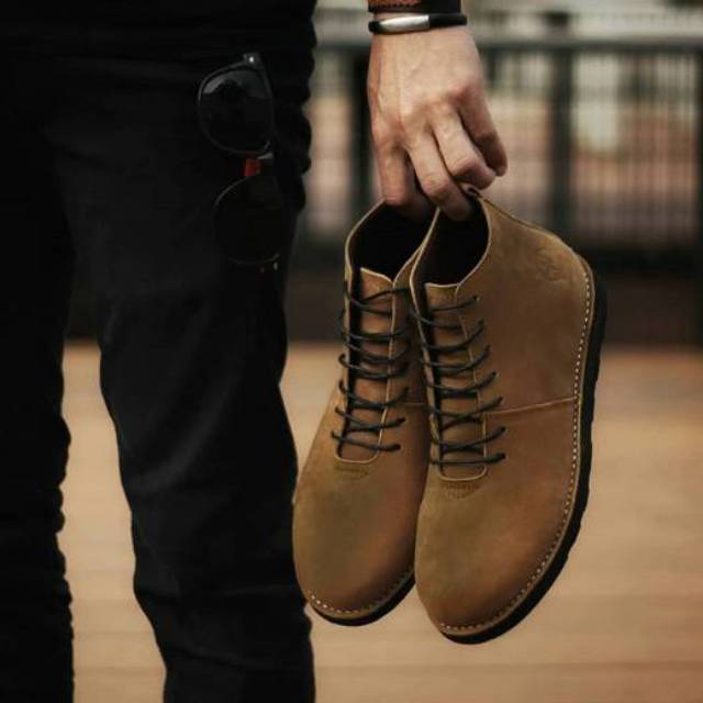 REYL FOOTWEAR STREAM 0.1 CH - Sepatu Kulit Boots Pria Casual Safety Kerja Cowok/Men Original Bandung