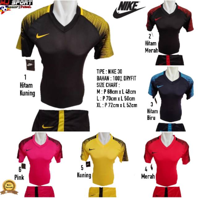 Jersey Futsal Printing Merah Hitam - Jersey Kekinian Online