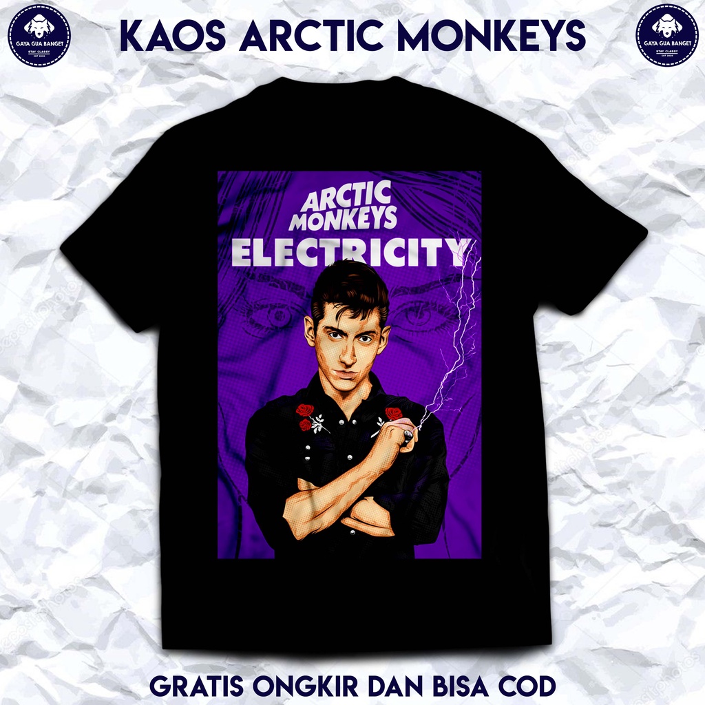 Arctic Monkeys Kaos Musik Band Indie Rock. Kaos Band Arctic Monkeys Original.