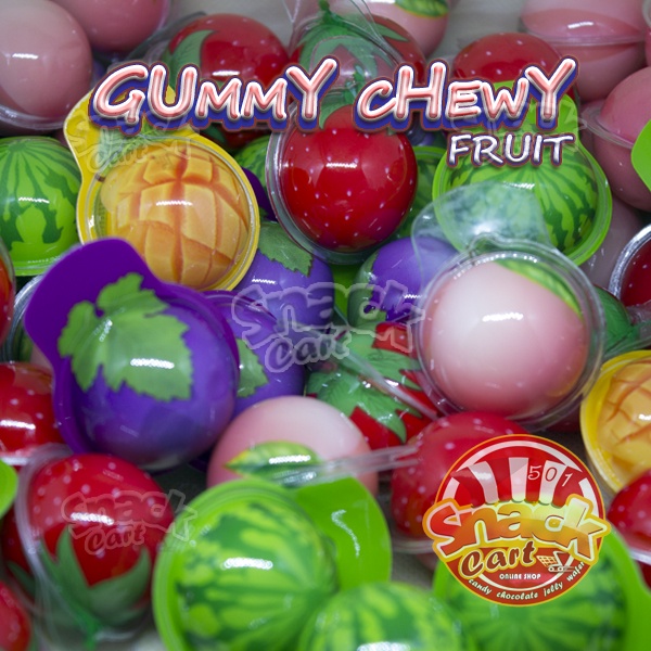 

Gummy Chewy Fruit Candy Permen kenyal isi selai rasa buah