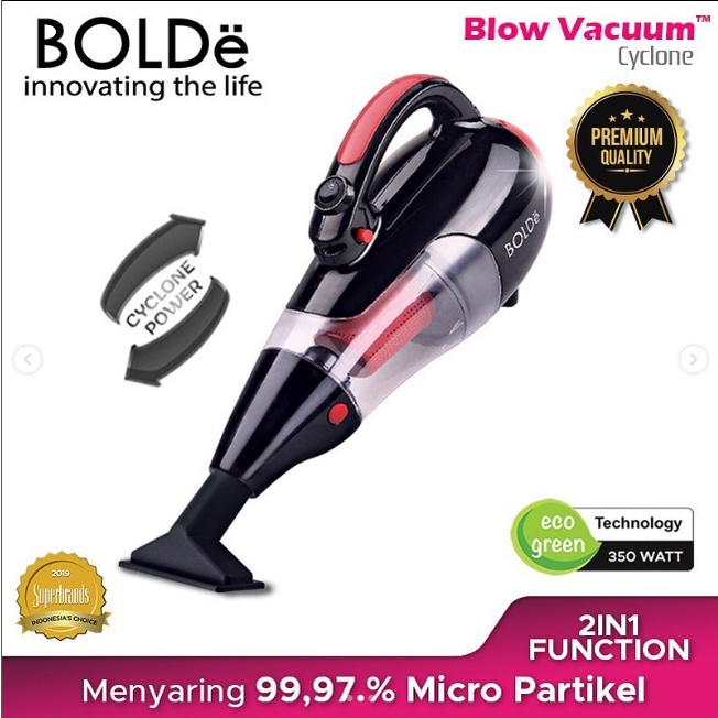 Super Hoover Cyclone Black Vacuum Cleaner BOLDe