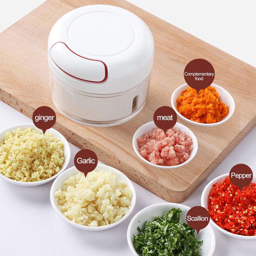 FM - MINI FOOD CHOPPER Blender Tarik Manual Serbaguna Multifungsi
