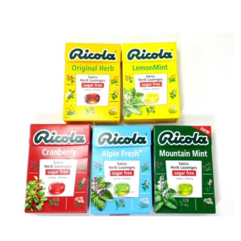 PERMEN RICOLA 40 gr - 27,5 gr All Variant