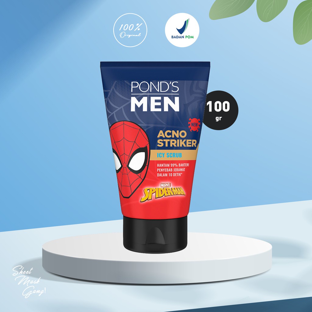 Pond's Men Acno Striker Icy Scrub (Spider Man) - 100g