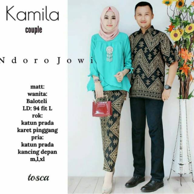 GROSIR BATIK KAMILA COUPLE