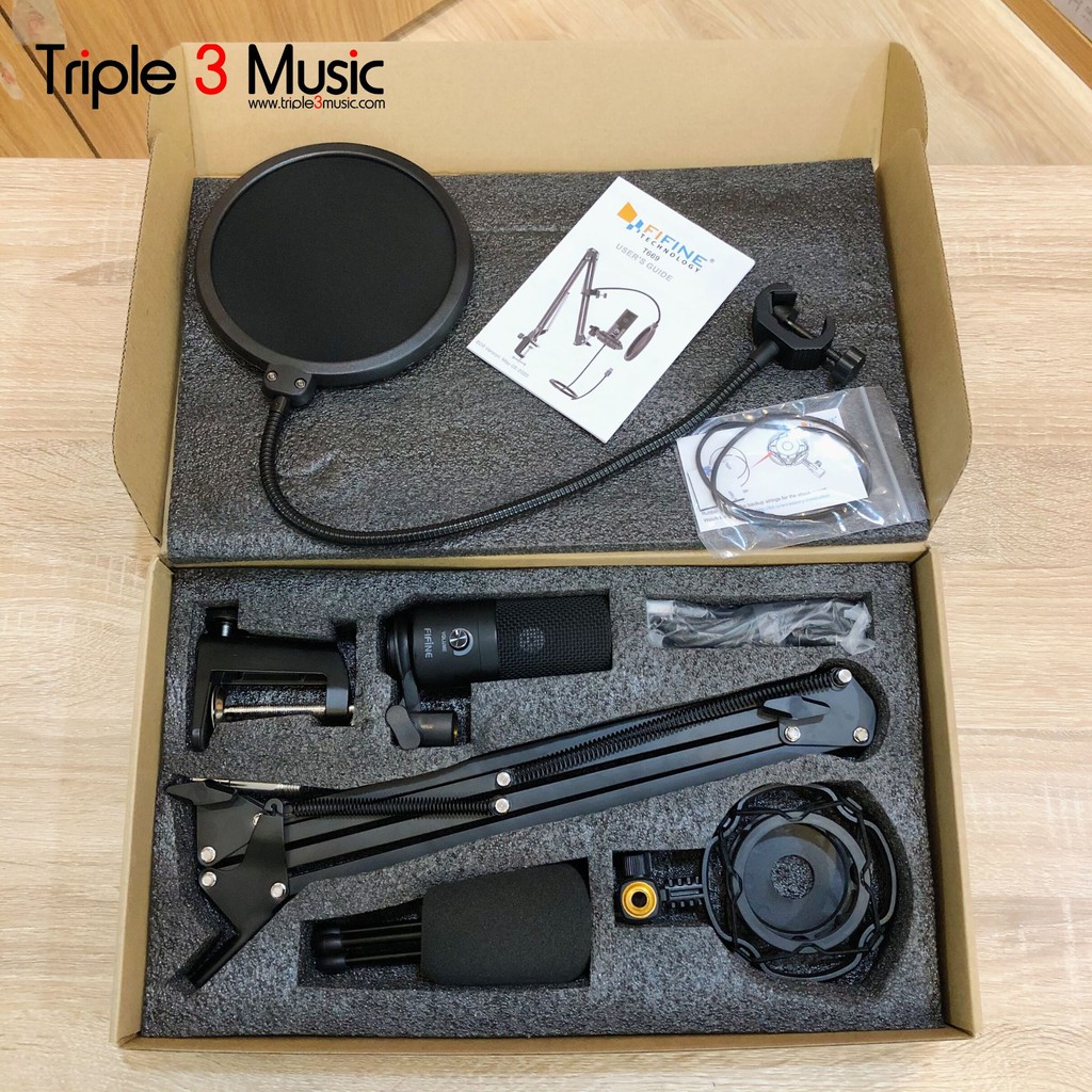 FIFINE T669 Bundle podcasting pack for streaming triple3music