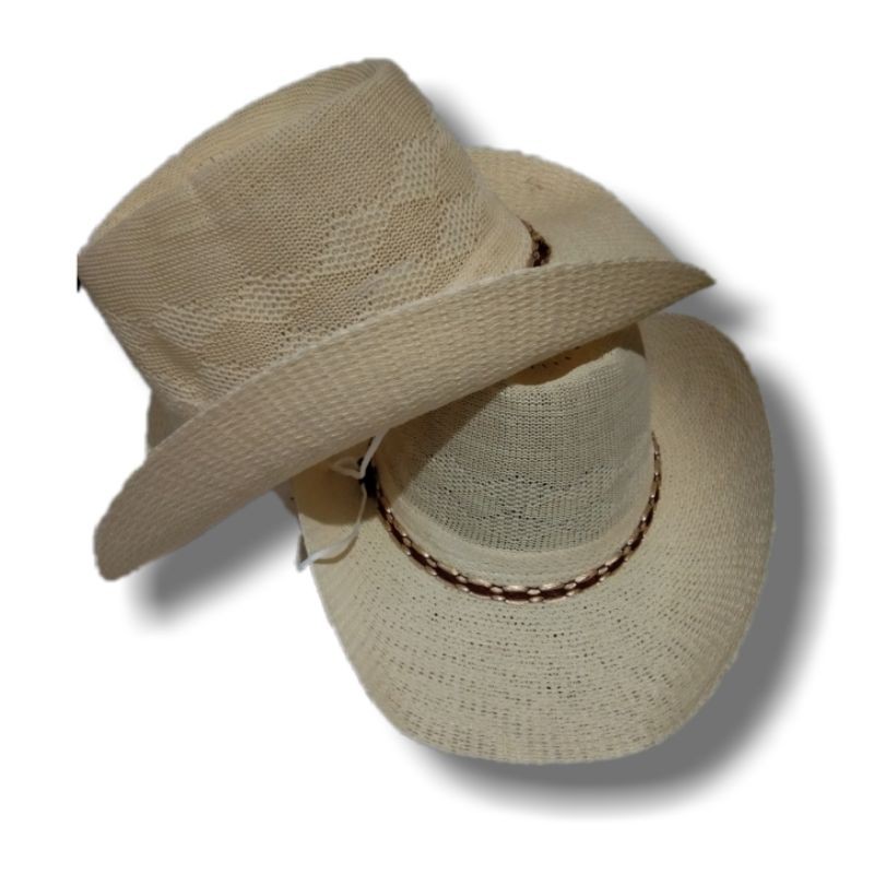 Topi Panama Topi Pantai Pria Topi Rajut Koboi