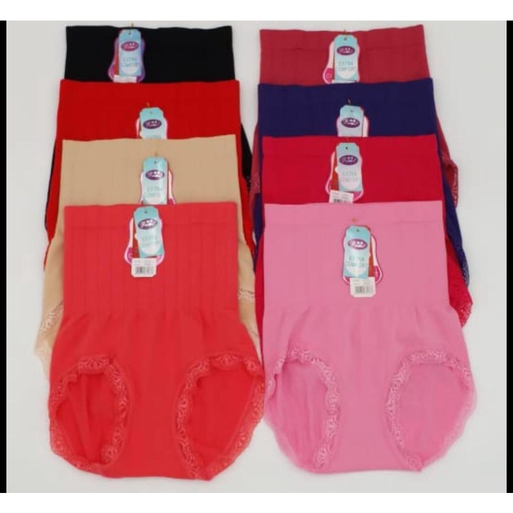 Korset celana dalam PIAOLI BAHAN RAJUT  KATUN BAMBU / Korset semi celan dalam  Art 8178