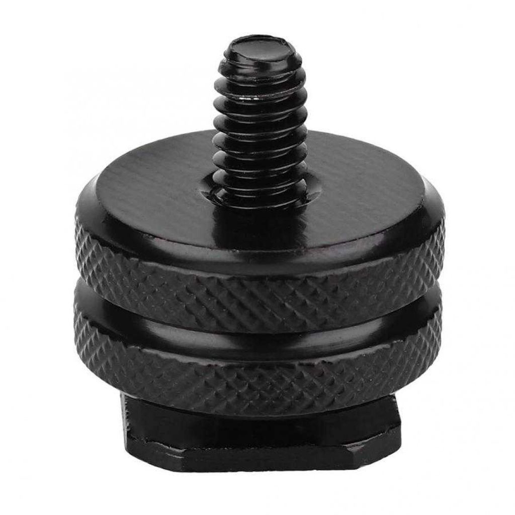 Tripod Screw Slot Hot Shoe Double Layer Kamera DSLR Aksesoris