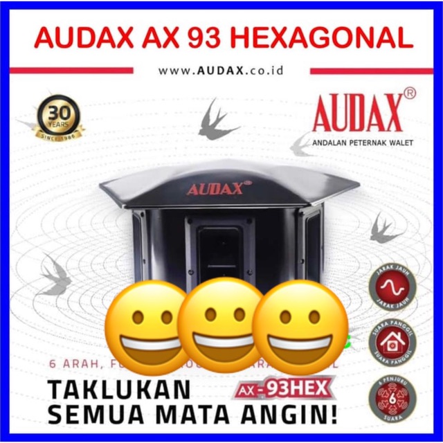 Tweeter Audax Hexagonal 6 penjuru Asli / tweeter audax asli / hexagonal / tweeter hexagonal / tweete
