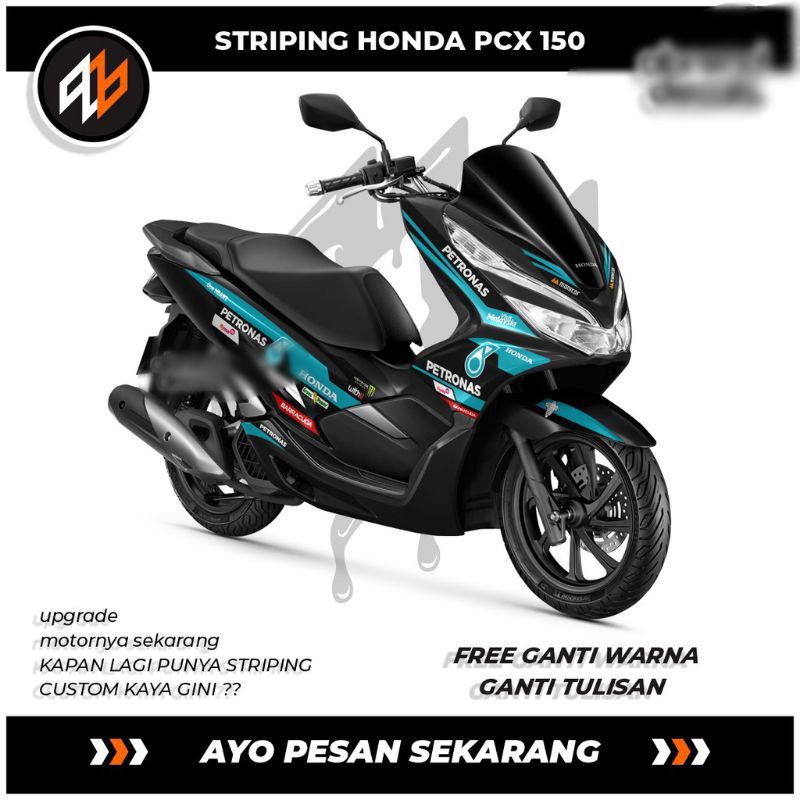 stricker motor PCX / striping motor Honda PCX / striping honda pcx