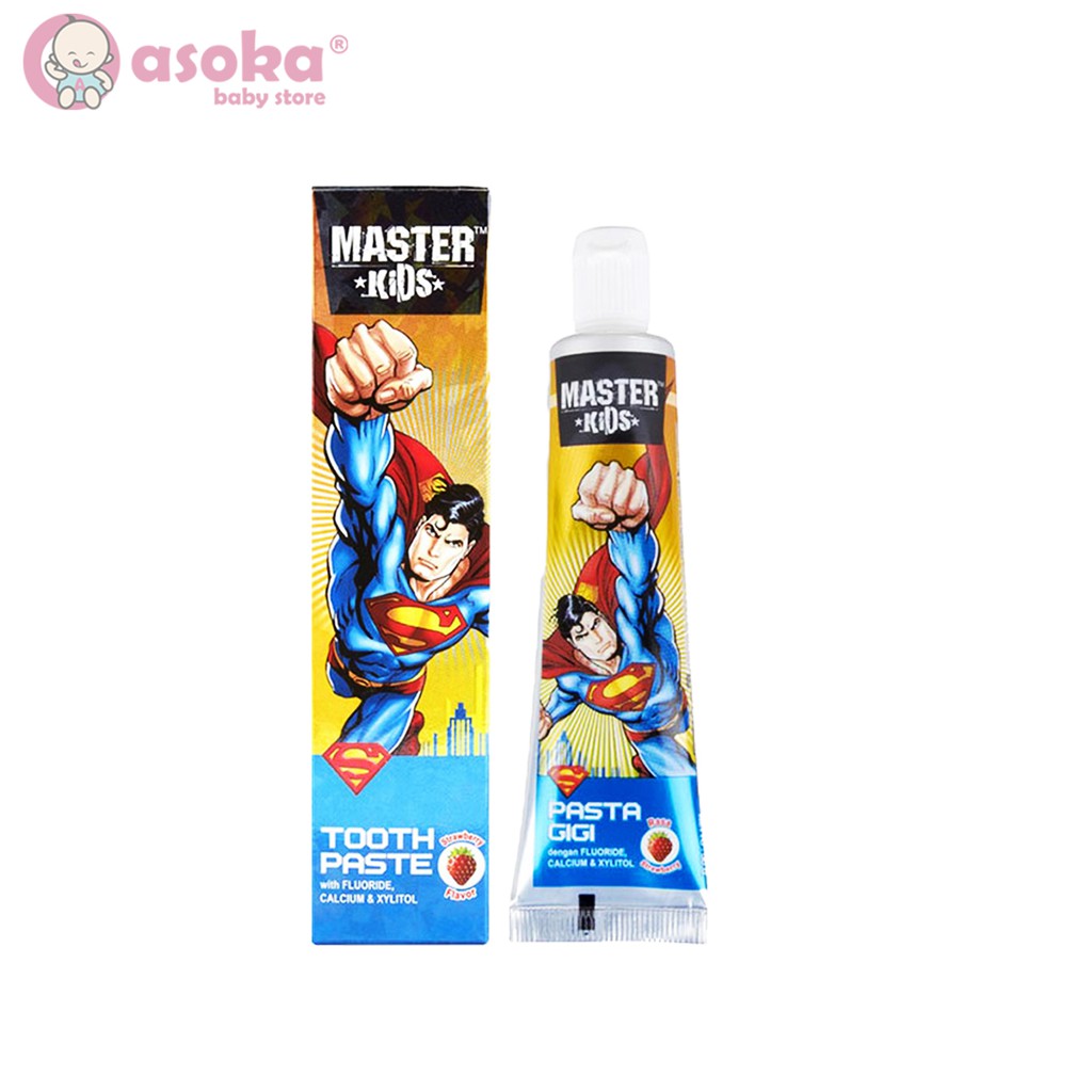 Master Kids Odol / ToothPaste / Pasta Gigi Anak Super Hero 50gr ASOKA