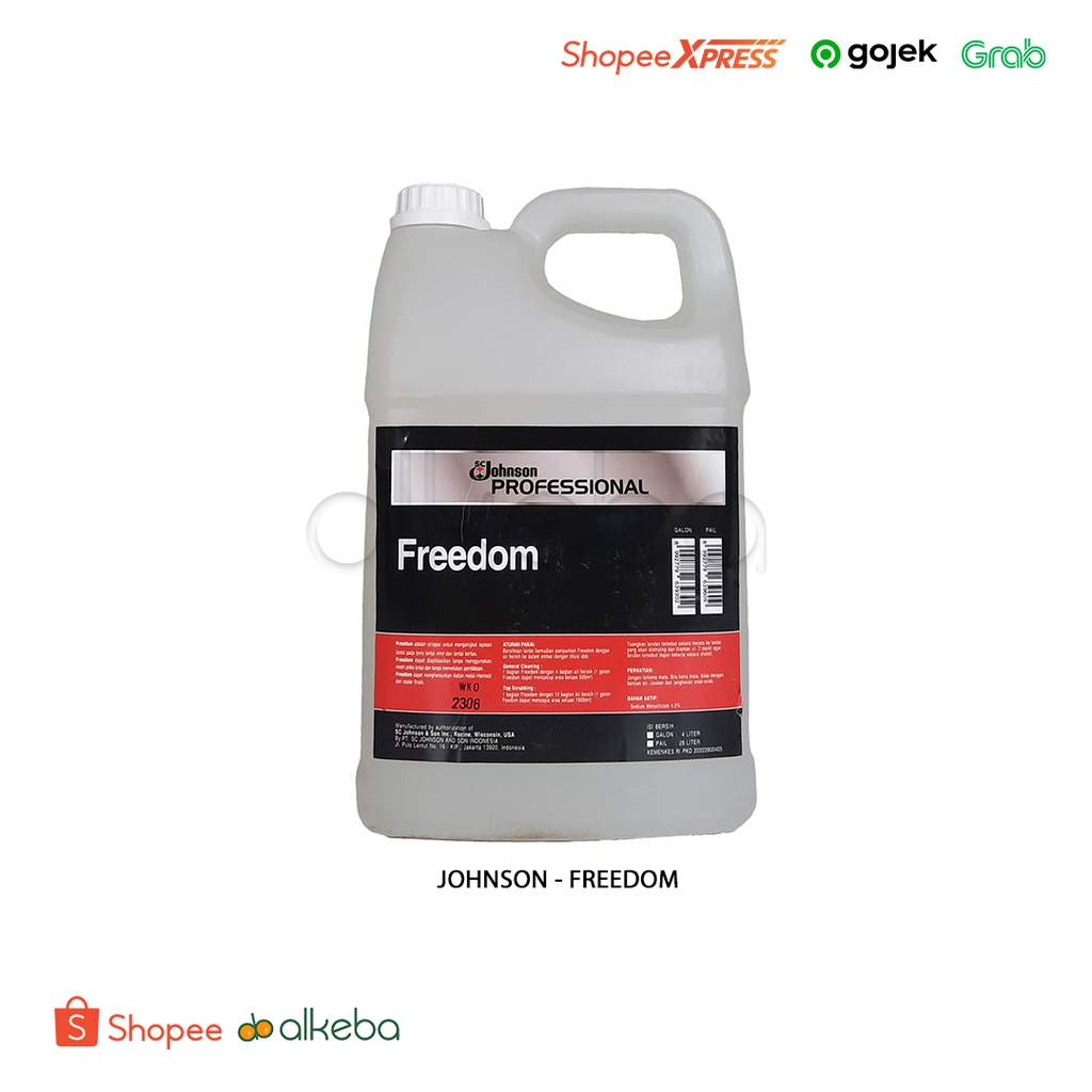 Freedom johnson pembersih lantai vinyl dan kertas