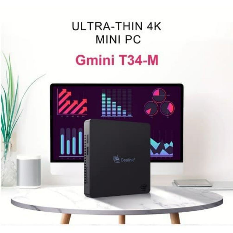 Mini PC Beelink Gemini T34-M N3450 4/64GB 4K HDMI VGA WFi Windows 10