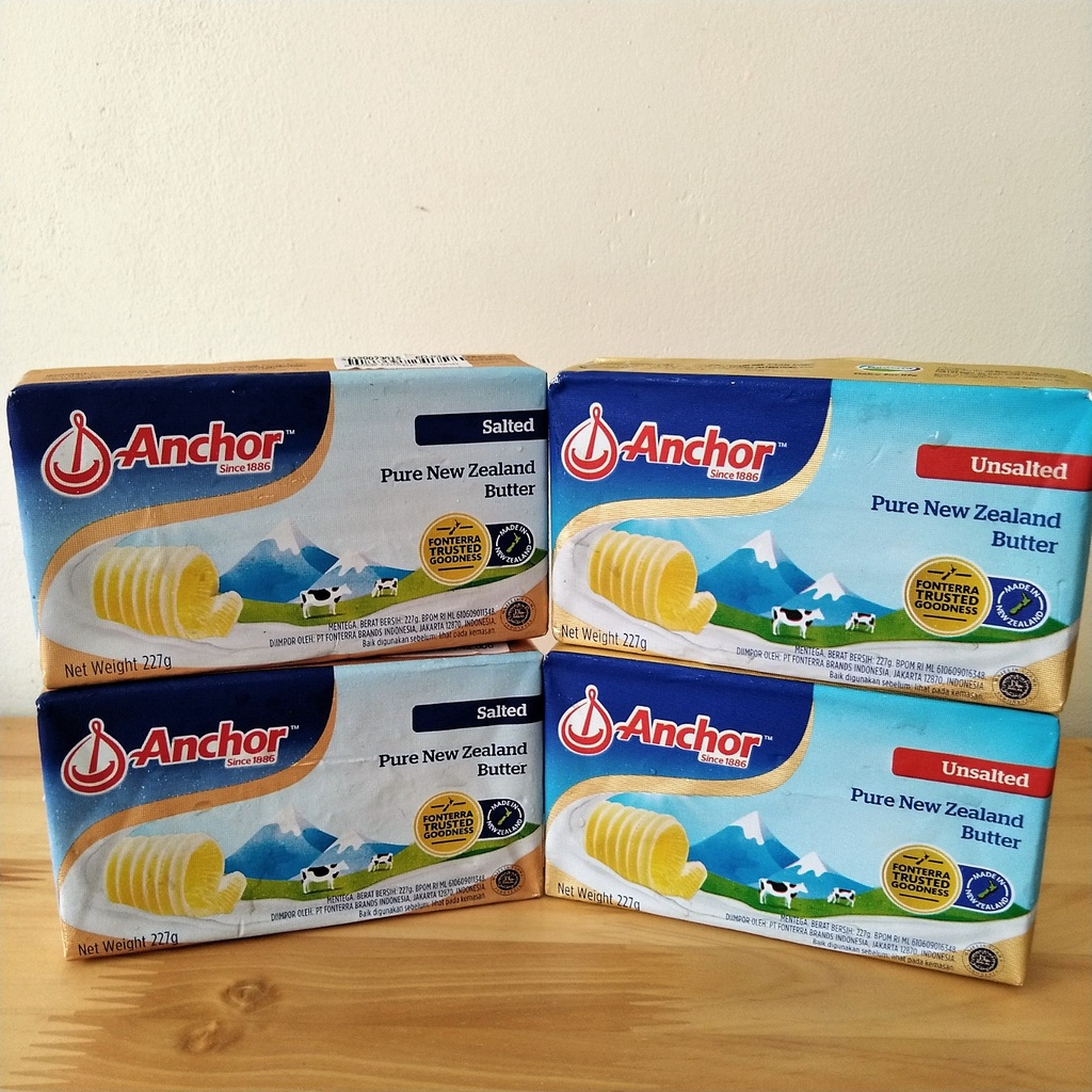 

Anchor Butter Salted & Unsalted 200gr (INSTAN ONLY)