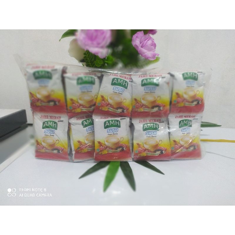

promo AMH susu Jahe 1 sack isi 5 renteng @10 sahcet peningkat Daya Tahan tubuh