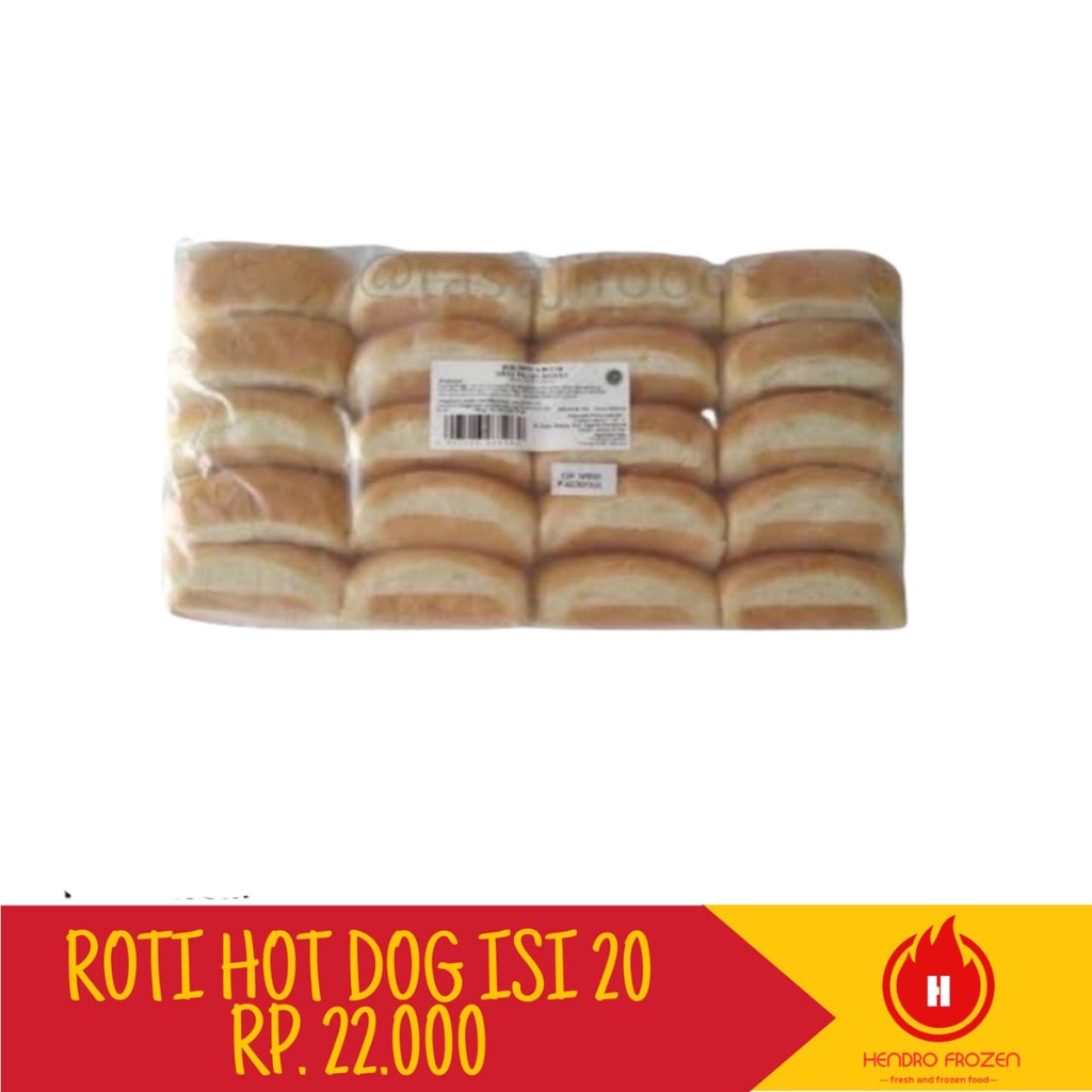 

ROTI HOTDOG BERNADI ISI 20