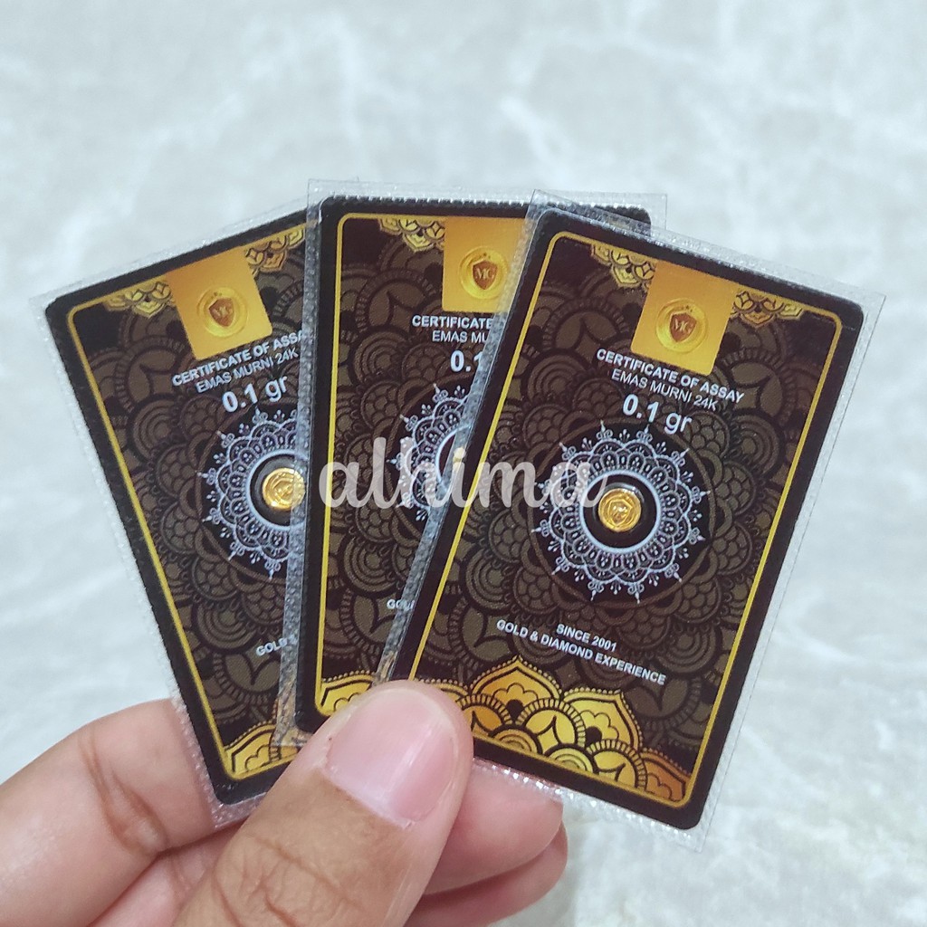 MINIGOLD 0.1 GRAM EMAS MINI 24K MINI GOLD BISA TUKAR ANTAM