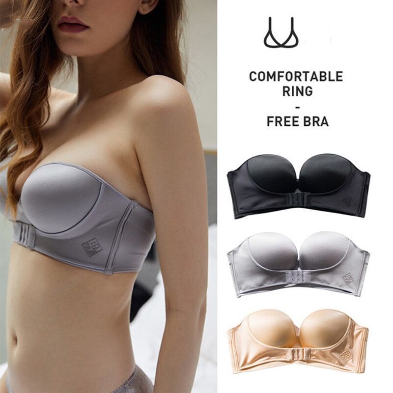 by Silvi elvira -  Push Up Bra Tanpa Tali dan Tanpa Kawat Kualitas Import