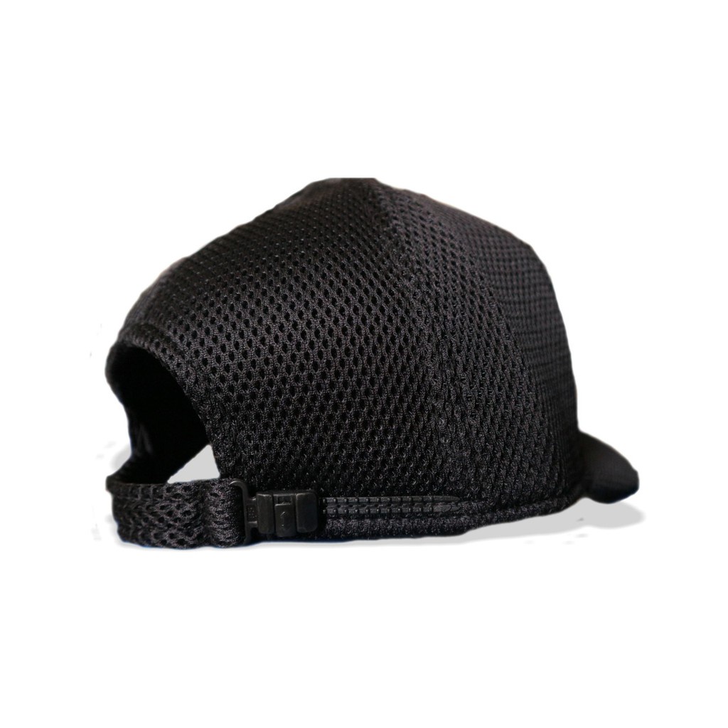 Topi Doblmesh / Tactical / Jalames Polos Hitam Non Velcro