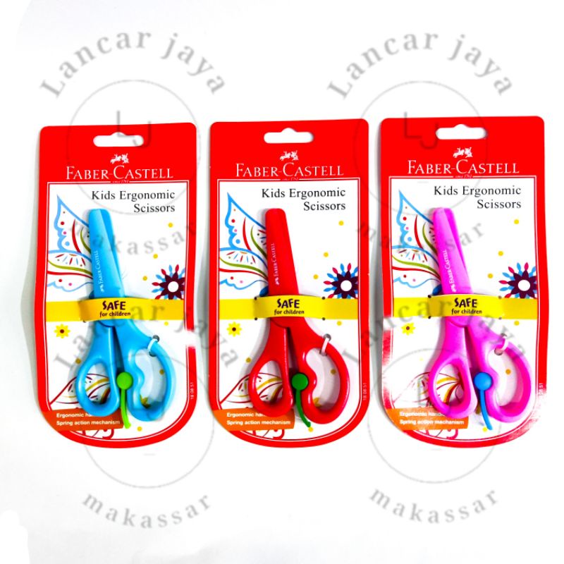 

Gunting Scisscors Faber Castell Kids Ergonomic