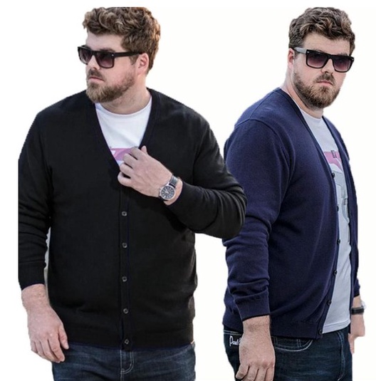 Cardigan Rajut Pria Jumbo Big Size Outer Pria Berkualitas