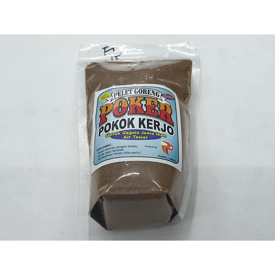 UMPAN / PELET GORENG POKER (POKOK KERJO) 300gram