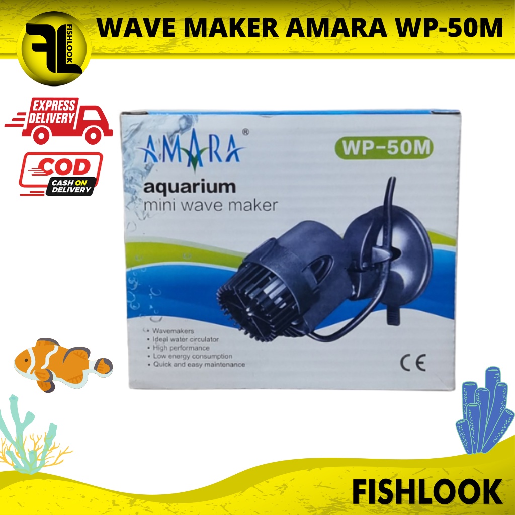 Wave Maker Amara WP-50M Gelombang Air Aquarium Aquascape