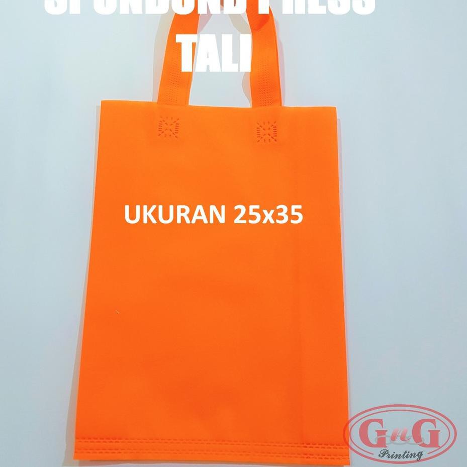 

12pcs - Spunbond Tali Polos 25x35 , Tas Kain, Kantong Kain, Goodie Bag, Goody ✔ SJY