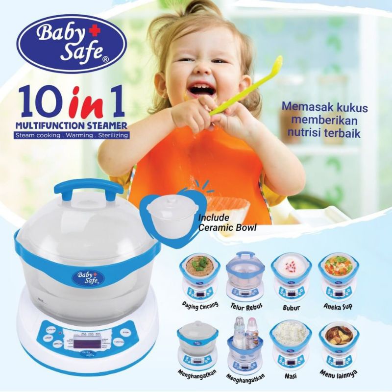 BABY SAFE 10IN1 MULTIF STEAMER LB005