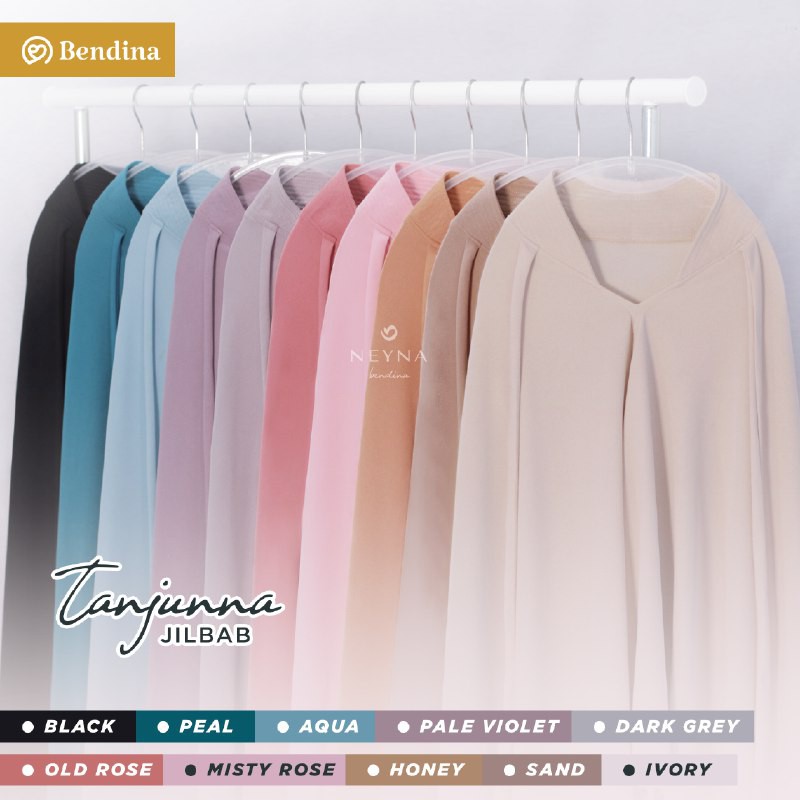 JILBAB PET MOSCREPE POLOS IBU DAN ANAK TANJUNNA ORIGINAL BY NEYNA